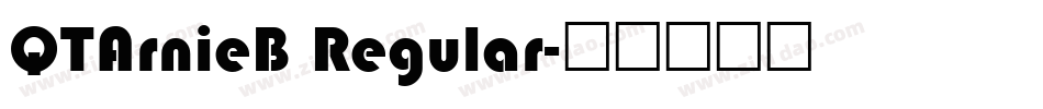 QTArnieB Regular字体转换